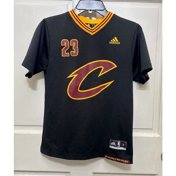 Adidas Lebron James #23 NBA Jersey Cleveland Cavs 2016 Youth Medium Black